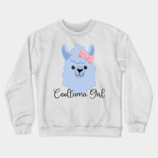 Coollama Girl Crewneck Sweatshirt